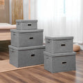 Home Large Dust and Humidity Foldable Wardrobe Toy Storage Box Clothes Quilts Organizer Box With Lid