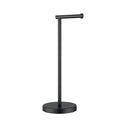 Bathroom Stainless Steel Toilet Paper Holder Free Standing Long Handle TubeToilet Paper Holder