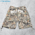 Custom Logo Summer Baggy All Over Digital Print Hunting Camouflage Work Pants Cavas Twill Real Tree Camo Cargo Shorts Men