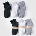 Unisex Adults Polyester Black White Grey Plain Solid Socks for Men Women