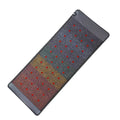 190*80CM Yoga Heating Mat Full Body Natural Crystal Mattress 7 Gemstones Heated Thermal Pad with LED Red Lights