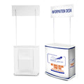 ALLSIGN White PP CMYK Digital Printing Promotion Portable Demo Stand & Table Top Banner Display Carry Bag for Commercial Events