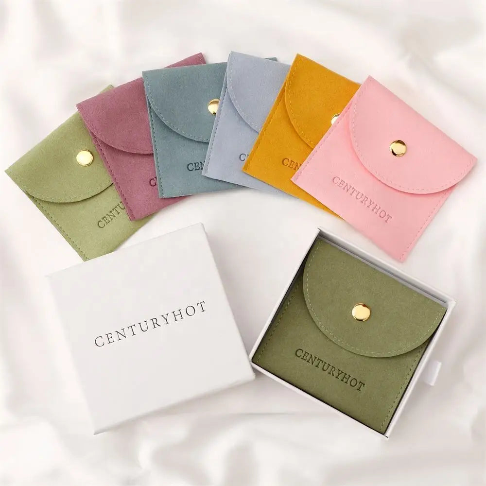 LOW MOQ Customized High-end Velvet Jewelry Pouch Jewelry Bag Gift Box Pendant Pouch