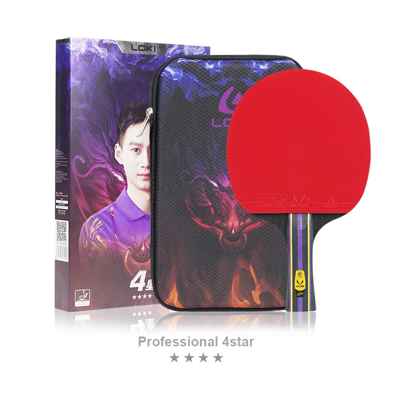 Loki R4 Ping Pong Customizable Paddle Improve Pingpong Control Skills Table Tennis Rackets for Beginner