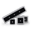 Wholesale Meta Diamond Gemstone Display Box with Sponge Insert Jewelry Stone Storage Container