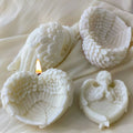 Love Angel Wings Silicone Molds Candle DIY Drop Glue Resin Storage Box Resin Silicone Molds Wings Swing Candlestick