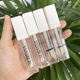 10ML Square Custom LOGO PRIVATE LABEL Empty LipGloss Tube With Big Brush Applicator LIP GLOSS CONTAINER