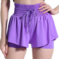 Cute Clothes Casual Summer Flowy Athletic Shorts for Women High Waisted Gym Yoga Workout Running Tennis Skirt Skort