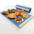 Flexible Rollable Food Warmer Plate Silicone Warming Tray with Adjustment 5 Temperate Foldable Electric Food Warming Mat Pad