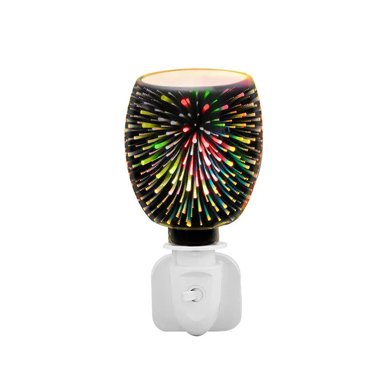 UK Plug Incense Burners Aromatize 3D Electric Aromatherapy Oil Diffuser Wax Melting Lamp Wax Melt Burners Aroma Warmer
