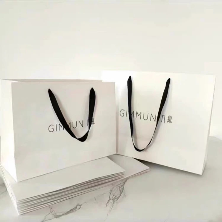 Custom Wholesale Personalized Luxury Craft Paper Bags for Shoes Clothes Packaging