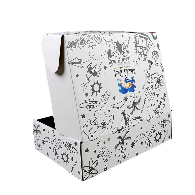 Customize Mailer Box Packaging Printing Clothes Apparel Corrugated Custom Wig Boxes with Logo Packaging