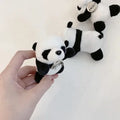 2021 New Design High Quality Korean Plush Panda Brooch Cute Stereo Animal Brooch for Children Wedding Party Gift-Custom