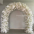 Modern Artificial Decorative Flower Ring Arrangement Wedding Arch Reception Moon Gate Stage Backdrop Easter Christmas Wholesale