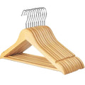 Tailai Solid Wood Suit Hangers Space Saving Wooden Tie Clothes Hanger Clothing Fashion Wooden Hangers.