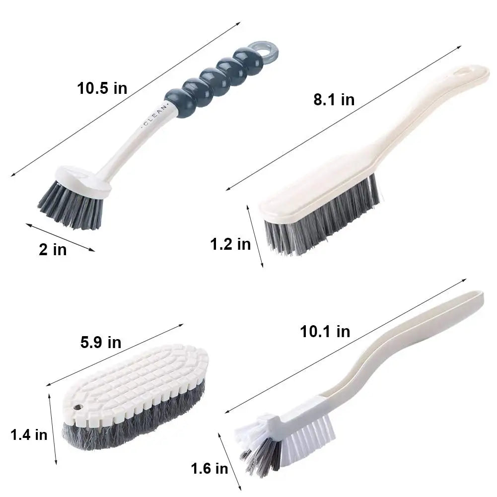 Cleaning Brushes Set Dish Scrub Bathroom Kitchen Scrub Bottle Cleaning Shoe Cleaning Brush