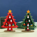 New Handmade Wooden Christmas Tree Creative Home Desktop Christmas Decoration Mini Wooden Christmas Tree