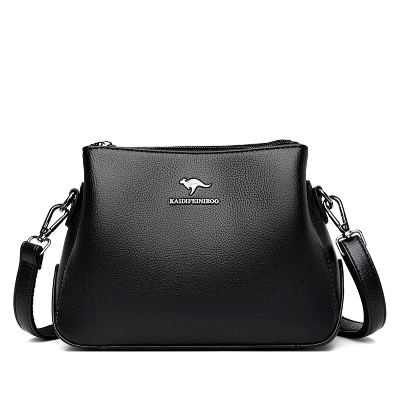 Luxury Designer Women Large Leather Handbags PU Wallet Purses Hand Bags Ladies Simple Fashion Tote Handbags