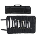 22 Pockets Large Waterproof Oxford Cloth Material Tool Bags Kitchen Chef Knife Storage Roll Bag