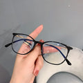UNOC TR90 Ultra-light Frame Glasses Optical Square Student Fashion Anti-Blue Light Geometric Frame Eyeglasses