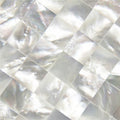 White Mother of Pearl Seamless Mosaic Tile Modern Parquet Design for Hotel Background Wall Decoration Graphic Design Solutions