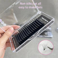 Private Label Wholesale Eyelash Extension Individual Faux Mink  Cashmere Mink Lash Extension Trays
