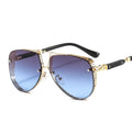 GGJH2586 Fashion Punk Sun Glasses Women Retro Vintage Luxury Sunglasses Men