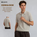 Custom Polo Shirts Knitted Polo Tshirts for Men  Textured Polo Custom Polo Shirts Wholesale Pique Polo Shirts Summer Clothes