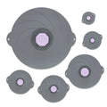 Reusable Heat Resistant Microwave Splatter Cover Bowl Lid BPA Free Silicone Suction Covers for Cups Bowls Plates Pots Pans