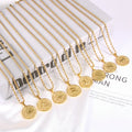 Aries Virgo Scorpio Libra Pisces Sagittarius Taurus Cancer Aquarius Capricorn Lion Gemini Stainless Steel 18K Gold Plated Trendy