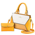 2022 New Fashion Messenger Women Bags Geometric Joining Together PU Custom Handbag Set Wholesale Large Capacity Ladies Handbags