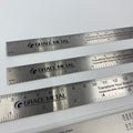 Promotional Gifts Metal Ruler Custom Logo Premium Etching Scale Stainless Steel Ruler