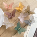 Transparent Frosted Butterfly Hair Claws Crab Geometric Acrylic Hair Clip for Women Girls Headdress Hair Accessories