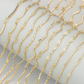 C340 1m/lotchain18k Gold Platedcopperpass REACHnickel Freehand Madejewelry Makingdiy Bracelet Necklace Accessories