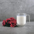 Factory Wholesale 250ml Egg Shape Double Wall Borosilicate Glass Insulated Coffee Mugs for Giveaways with Custom Logo