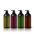 Wholesale 700ml & 980ml PET Pump Bottle Plastic Lotion Container with Pump Sprayer for Shampoo