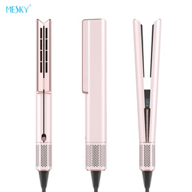Mesky Multistyler Wet and Dry Dryer and Airstraightner Custom Airstyler Reverse air Ionic Flat Iron Hair Straightener with Lcd