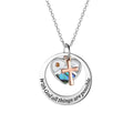 DAIHE Stainless Steel Faith Cross Necklace Seed | With God All Things Are Possible Pendant | Inspirational Christian Jewelry