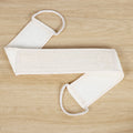 Custom Logo Reusable Natural Loofah Sponge Back Scrubber for Shower Bath with Long Handle Dual-Sided Deep Cleaning Skin Scrubber