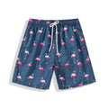 Custom Casual Mid Waist Elastic Polyester Beach Shorts for Men Surfing Swimwear with Back Pocket Eco-Friendly Quick Dry Pattern