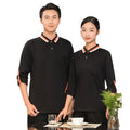 Unisex Restaurant Kitchen Chef Uniform Shirt Breathable OEM logo Jacket Works Clothes Men Work Uniforms