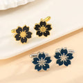 Elegant Simple Flower Shape Cufflinks New Fashion Accessories with Elegant Design for Formal Occasions