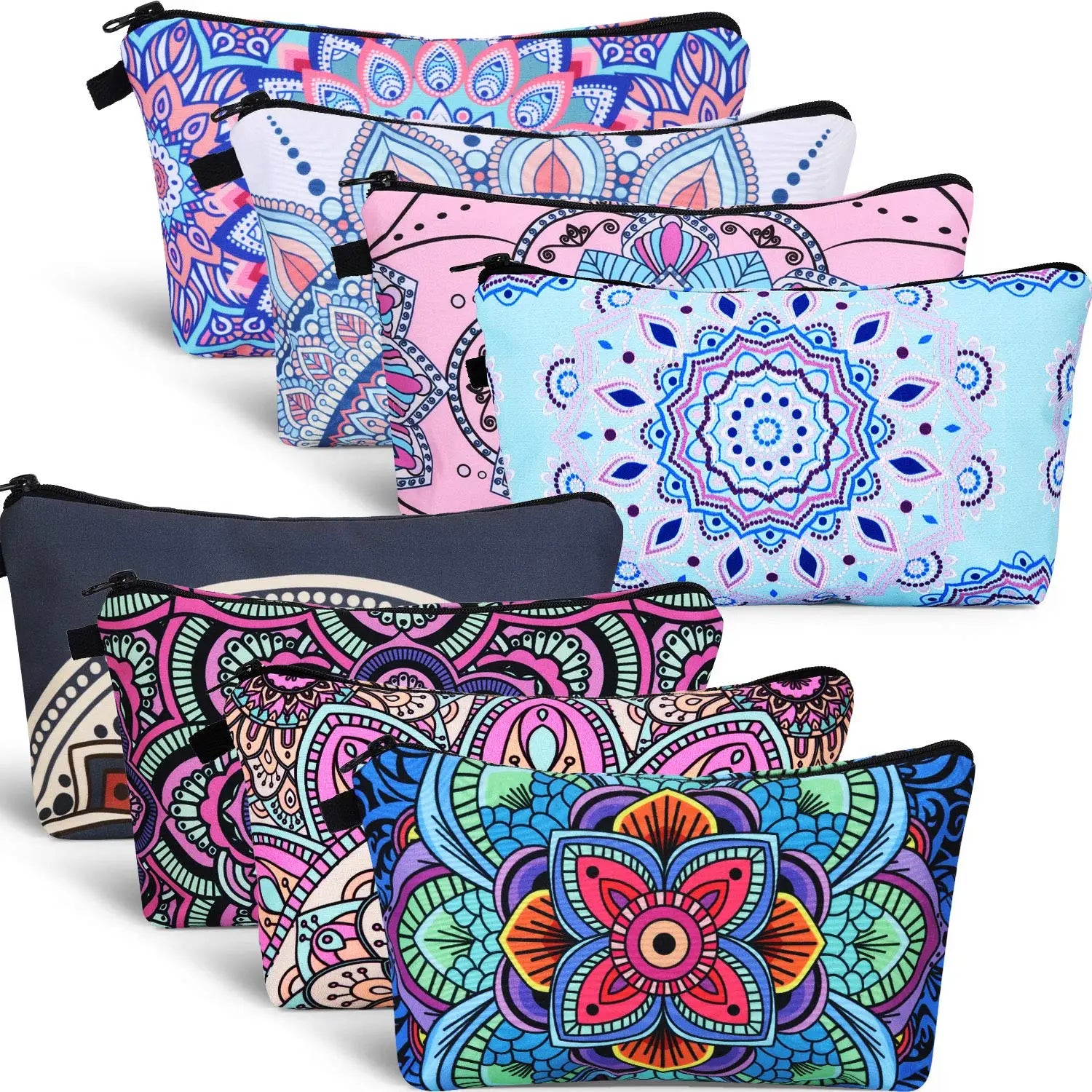 Yue Good Quality Promotional Nylon Zippered Storage Cosmetic Bags Are Suitable for Playing and Using
