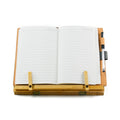 Book Stand Large Cookbook Reading Holder Adjustable Kitchen Cooking Bamboo White Box Natural Wooden Recipe Book Holder Stand