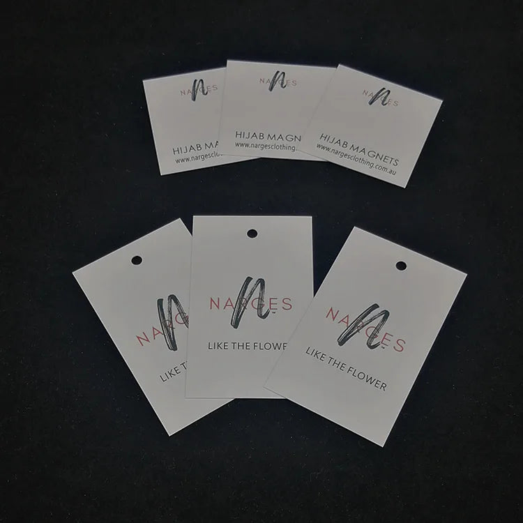Custom Tag  Logo Clothing Tag Cardboard Labels