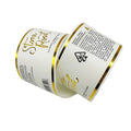 Factory Foil Stamping Custom Self-adhesive Vinyl Die Cut Glossy Waterproof Oil Proof Reusable Craft Sticker Label Roll 500pcs