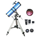 Secozoom Powerful 150mm Reflector Professional Astronomical Telescope Fully Multi-coated Lenses Tripod Mount for Observation