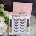 2023Customized Logo Magnet Eyelashes Magnetic False Eyelashes Magnetic Eyeliner with Magnetic Eyelashes