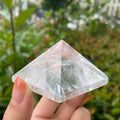 Natural Healing Stone Clear Quartz Crystal Pyramid for Gift