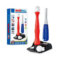 Jinying Educational Plastic Pitching Machine Baseball Bat Outdoor Sport Toy T Ball Set Baseball Toys for Kids
